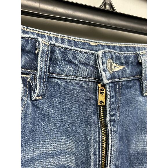 H&M Wide Leg Hi Waist Jeans Girls 20 Womens 2 Blue Denim Hippie‎ Festival - Picture 7 of 9